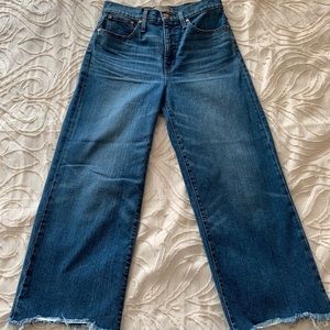 Jcrew cropped flare jeans